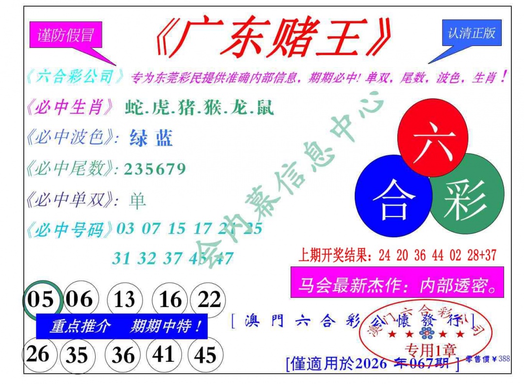 067期广东赌王[图]