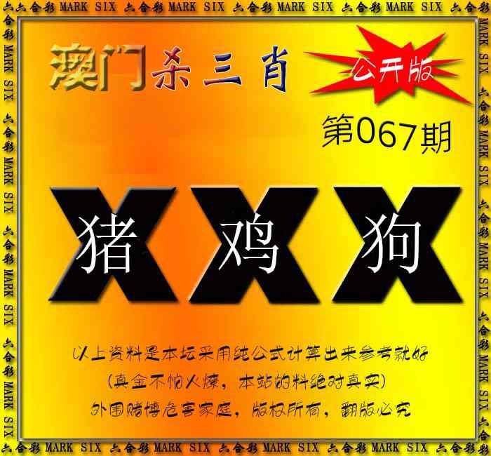 067期杀三肖 {公开版}[图]