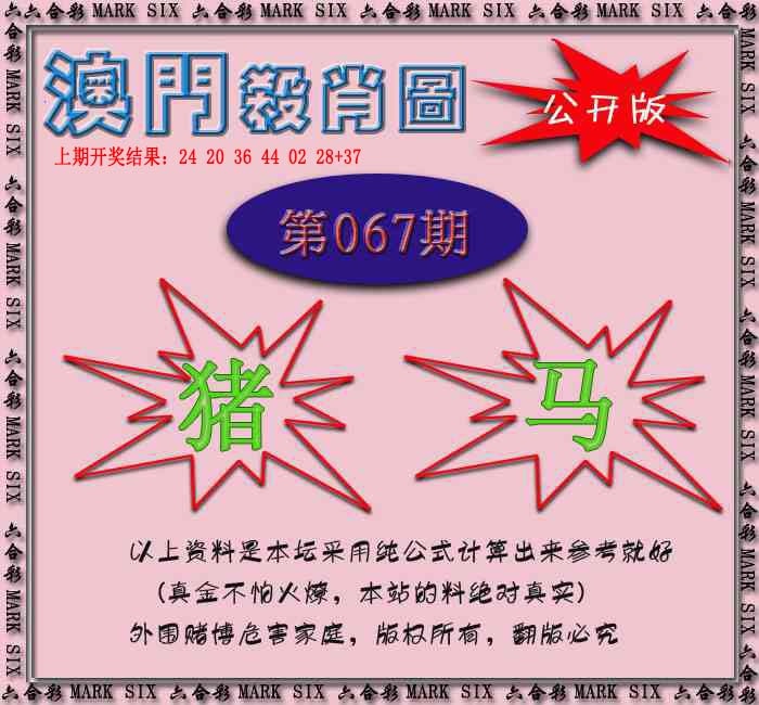 067期赛马会杀肖图[图]