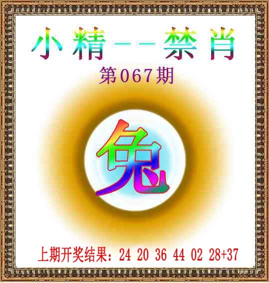 067期小精禁肖[图]