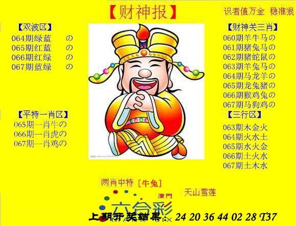 067期黄财神[图]