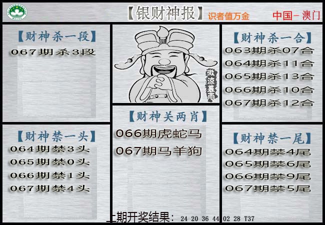 067期银财神[图]
