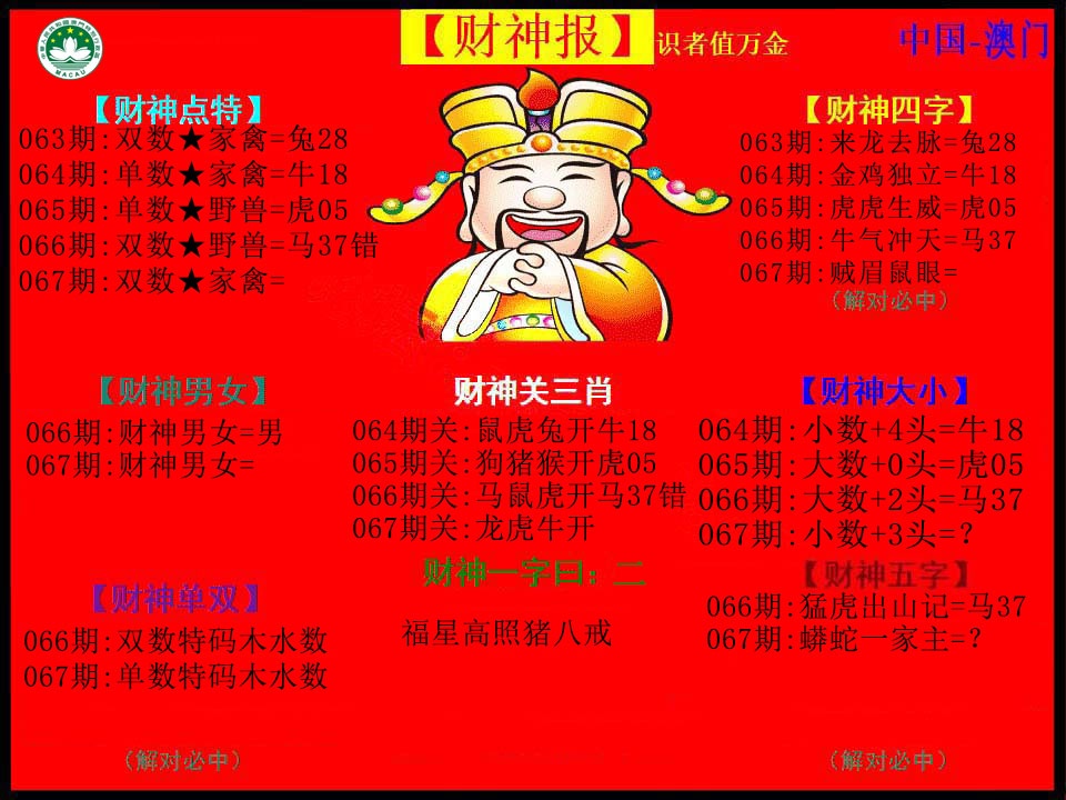 067期红财神[图]
