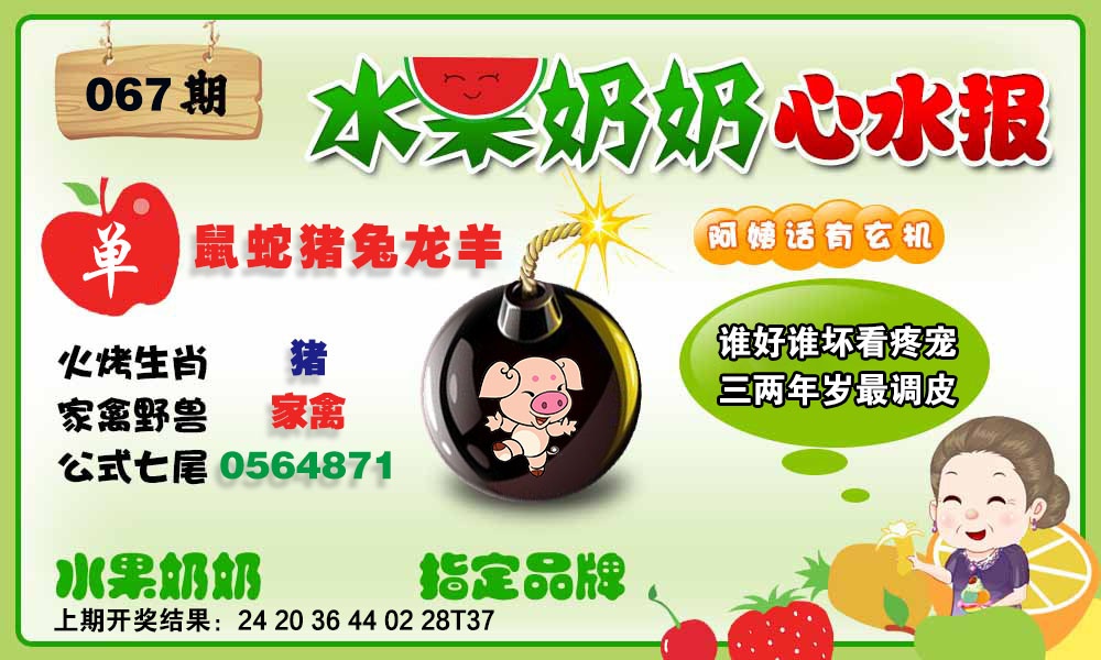 067期水果心水报[图]