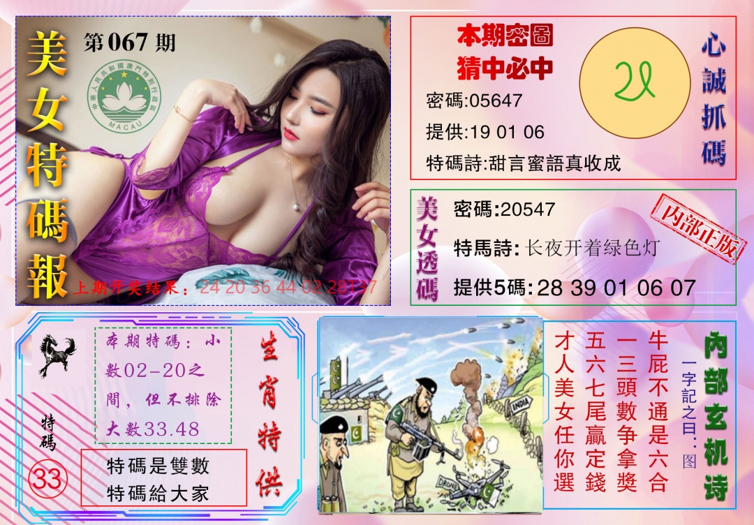 067期美女特码报[图]