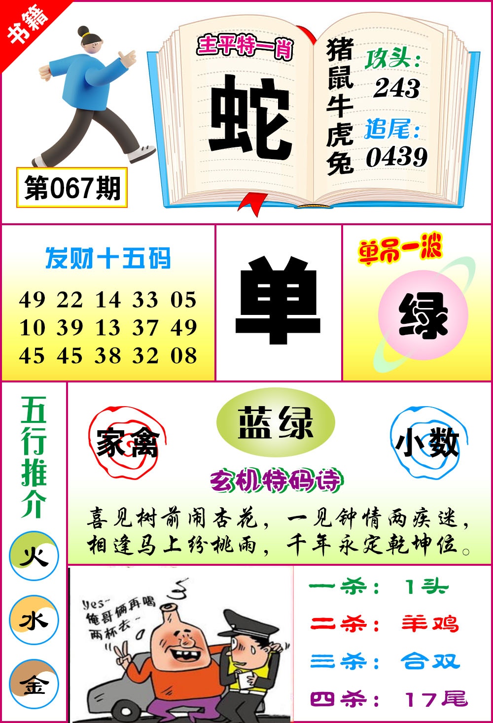 067期澳门钻石十五码[图]