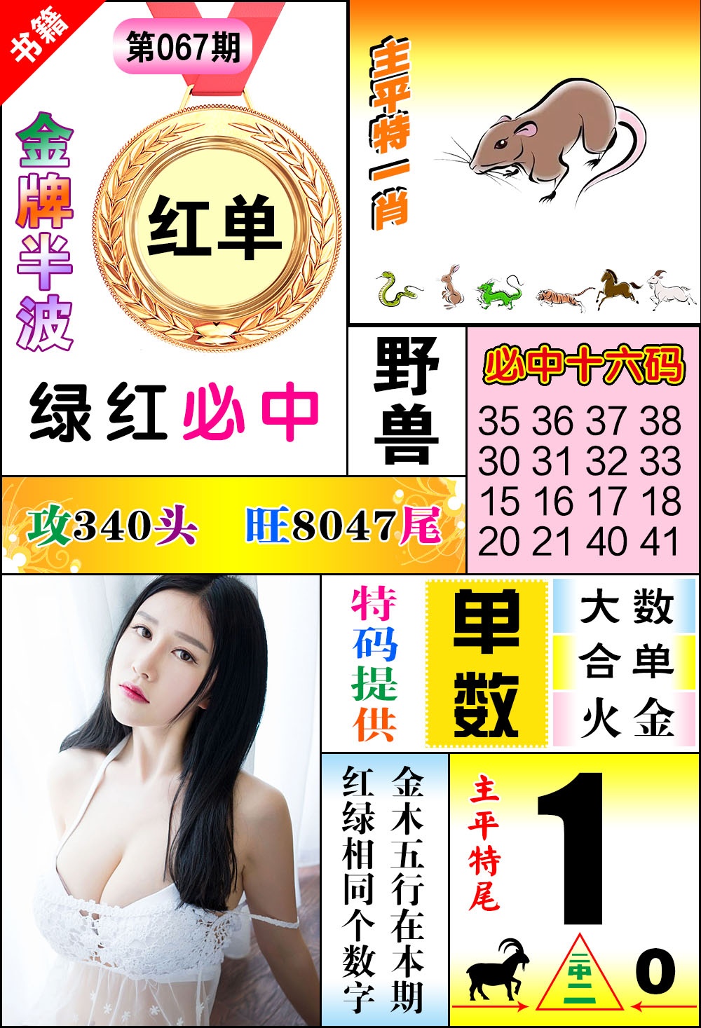 067期澳门金牌半波[图]