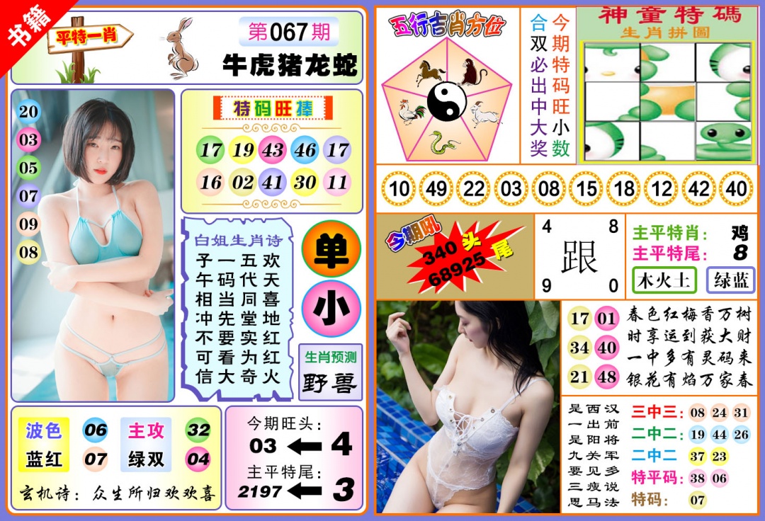 067期澳门五行白姐[图]