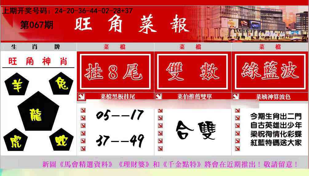 067期旺角菜报[图]