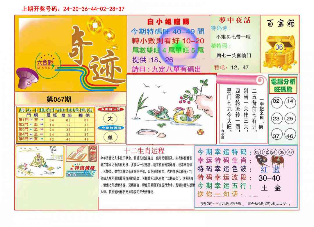 067期九龍奇迹A(推荐)[图]