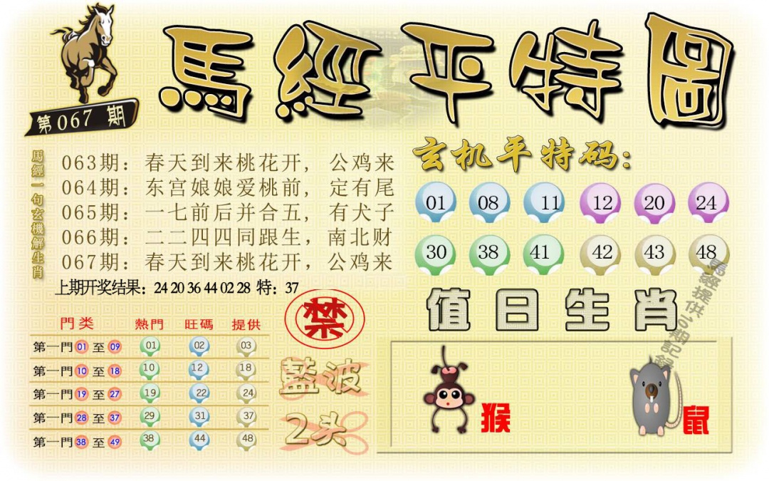 067期马经平特图[图]