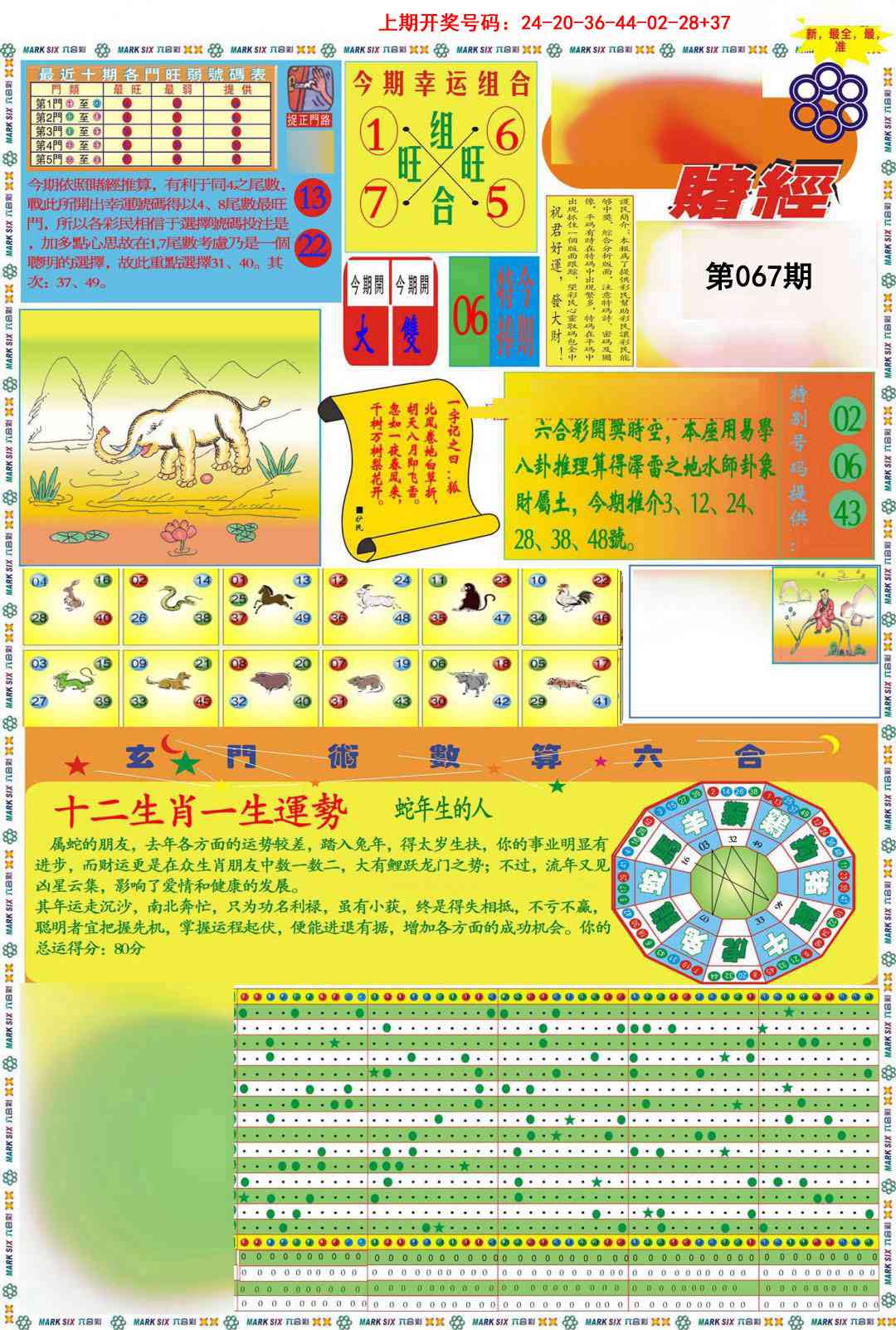 067期九龍赌经A(推荐)[图]