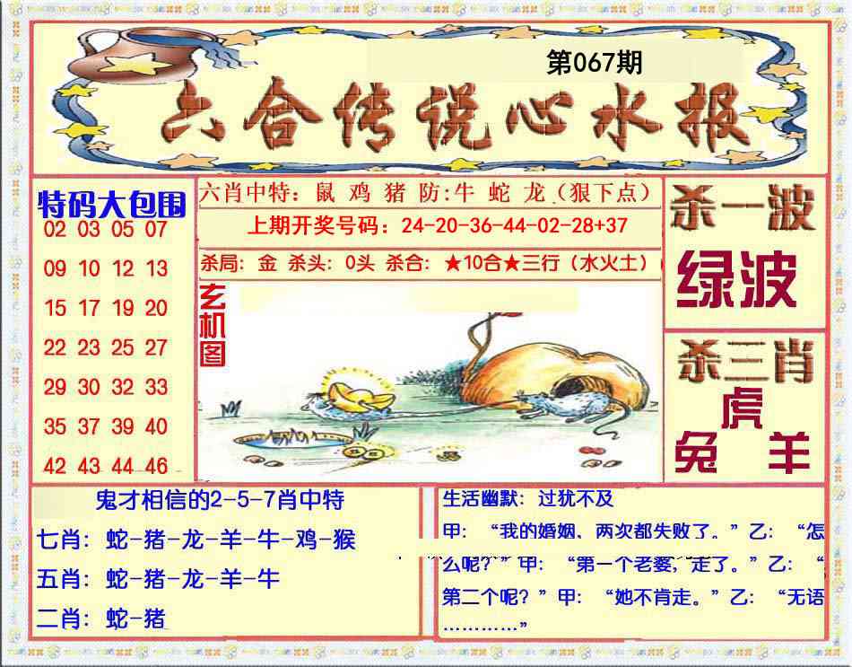 067期六合传说(心水版)[图]