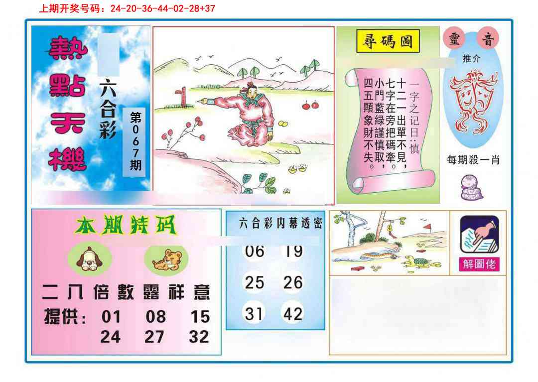 067期热点天机[图]