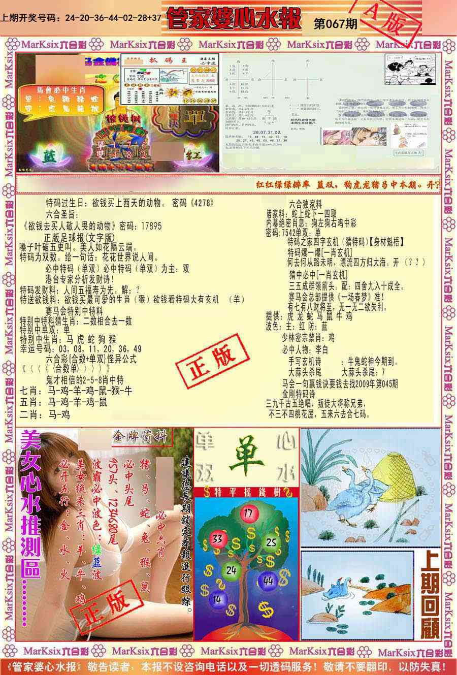 067期管家婆心水报A[图]
