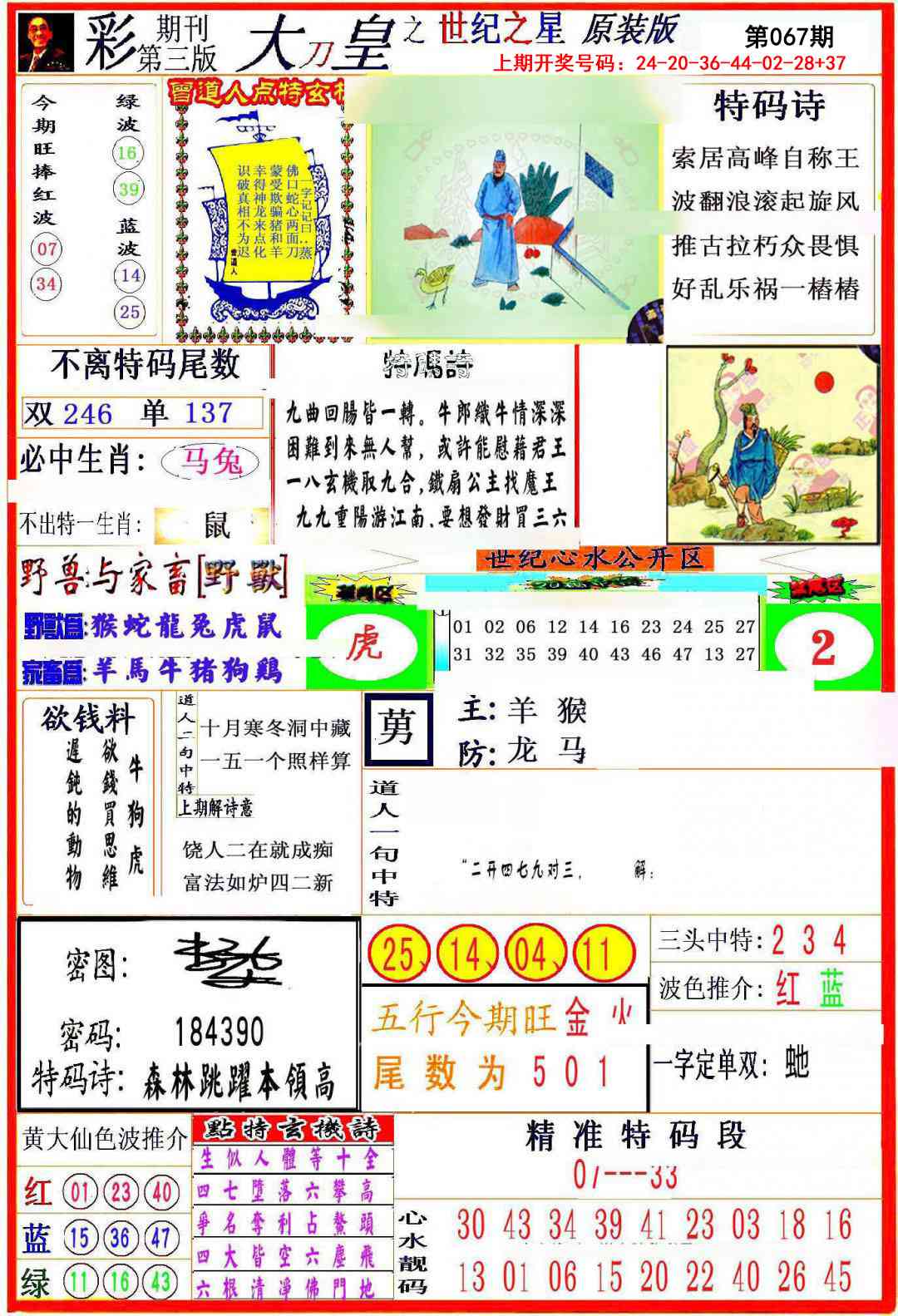 067期大刀皇之(世纪之星)[图]