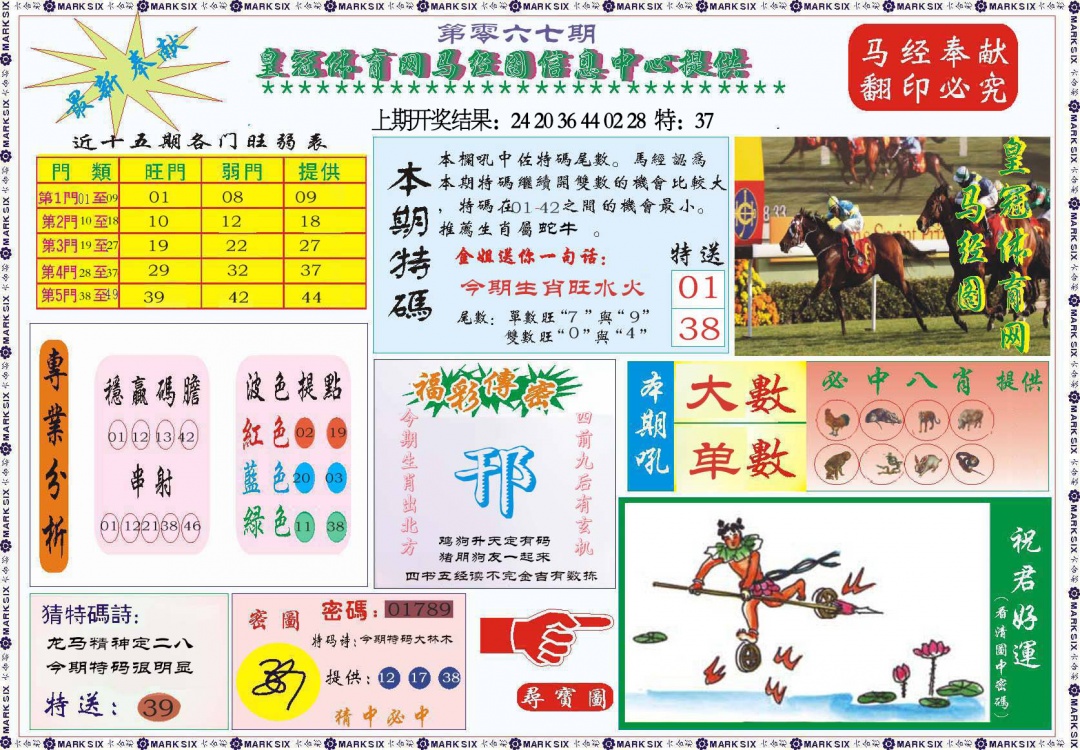 067期体育网马经图[图]