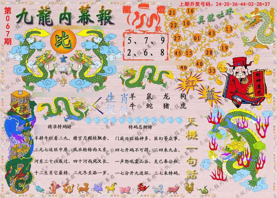 067期正版九龙内幕报[图]