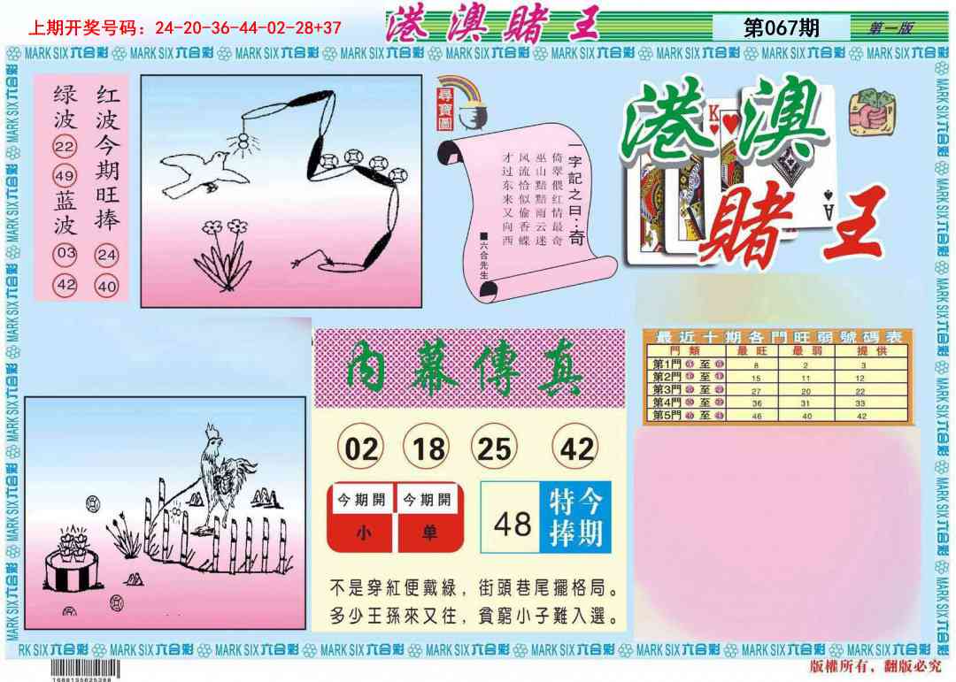 067期港澳赌王A[图]