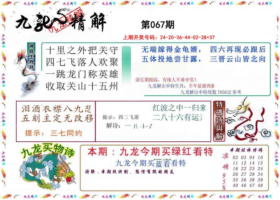 067期九龙精解[图]