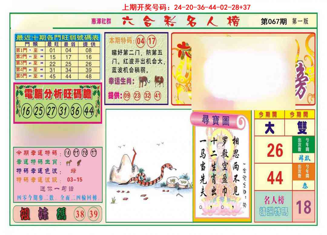 067期名人榜A[图]