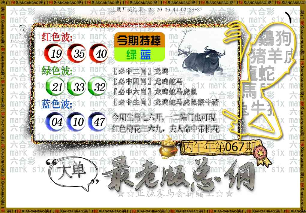 067期最老版总纲[图]