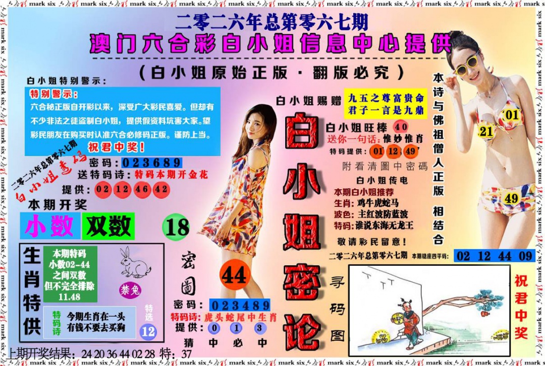 067期白小姐密论[图]