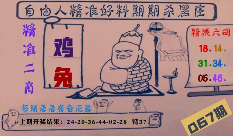 067期自由人二肖六码[图]